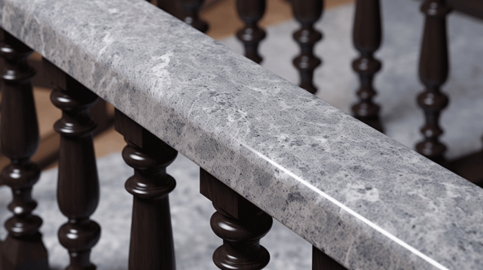Поручень из гранита Steel Grey (Стил Грей)