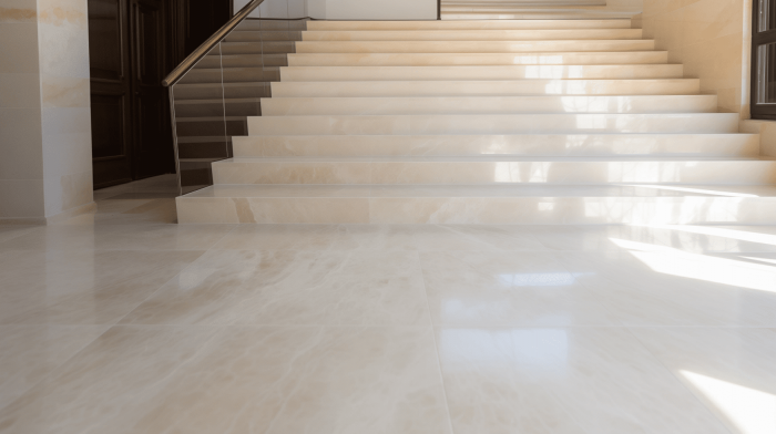 Лестница из мрамора Burdur Beige (Бурдур Беж)